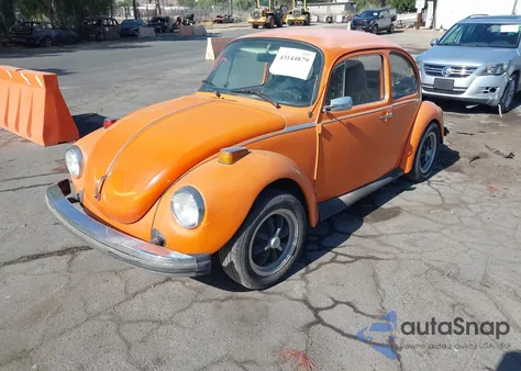 1974 Volkswagen Beetle из США, поврежденный, VIN 1342101235